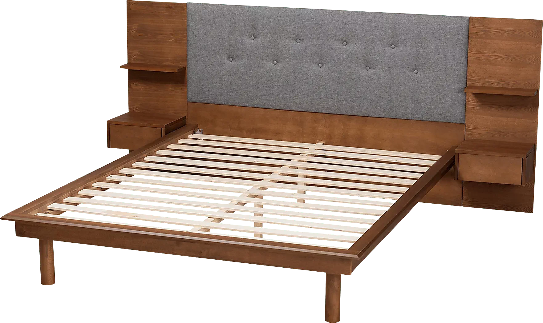 IhrigBrownKingBedwithNightstands 6 IhrigBrownKingBedwithNightstands