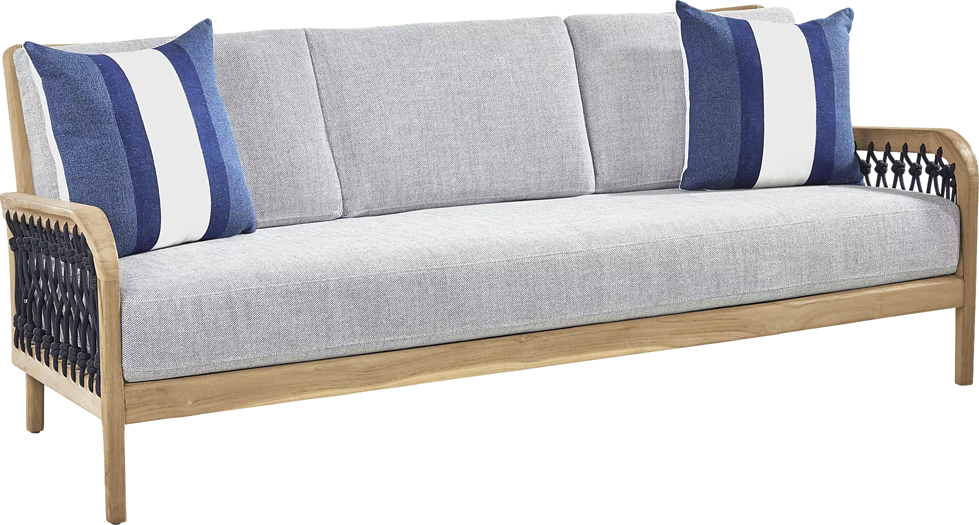RivaBlondeOutdoorSofawithSlateCushions 3 RivaBlondeOutdoorSofawithSlateCushions