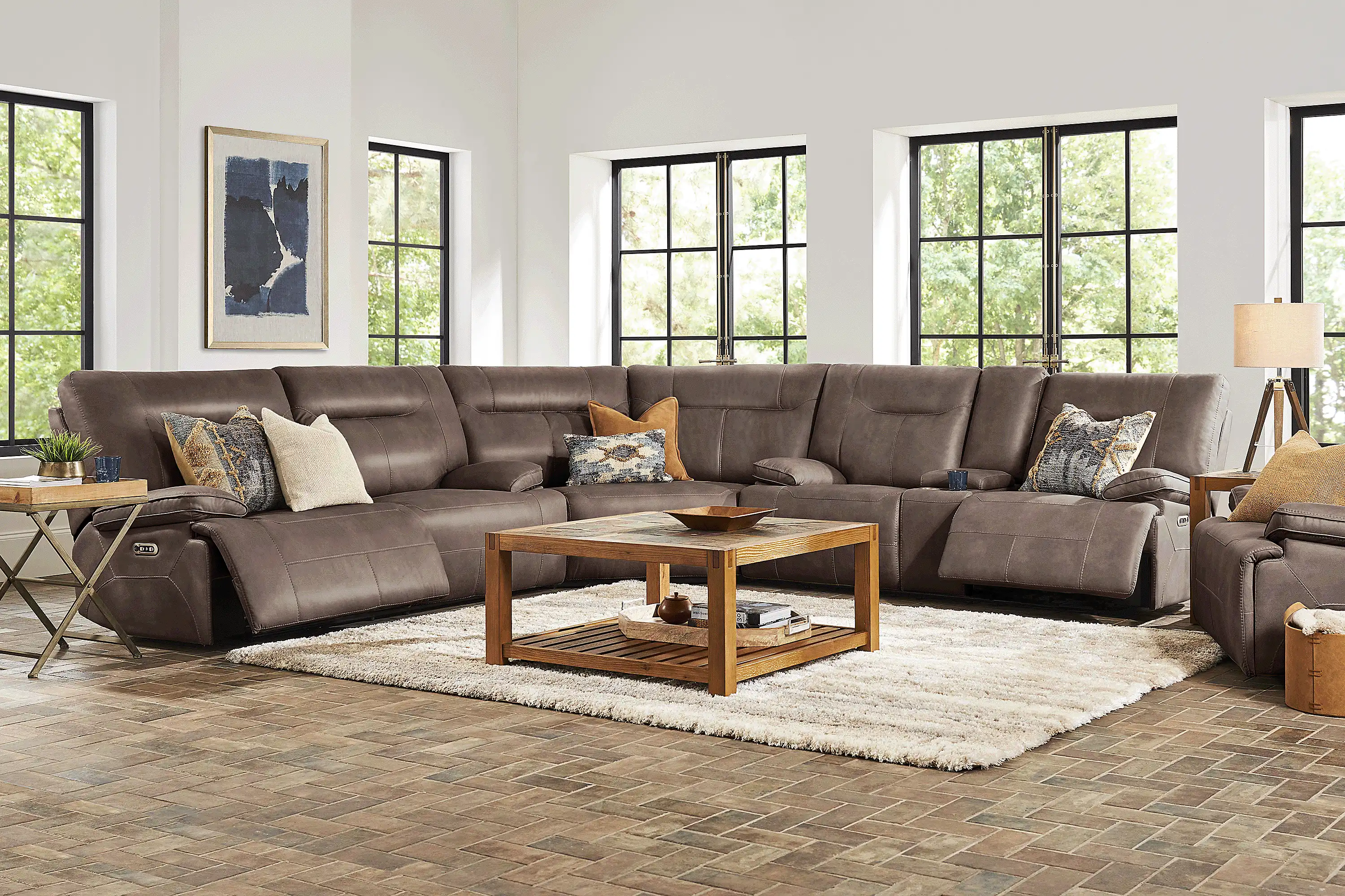 Barton3PcDualPowerRecliningSectional 2 Barton3PcDualPowerRecliningSectional