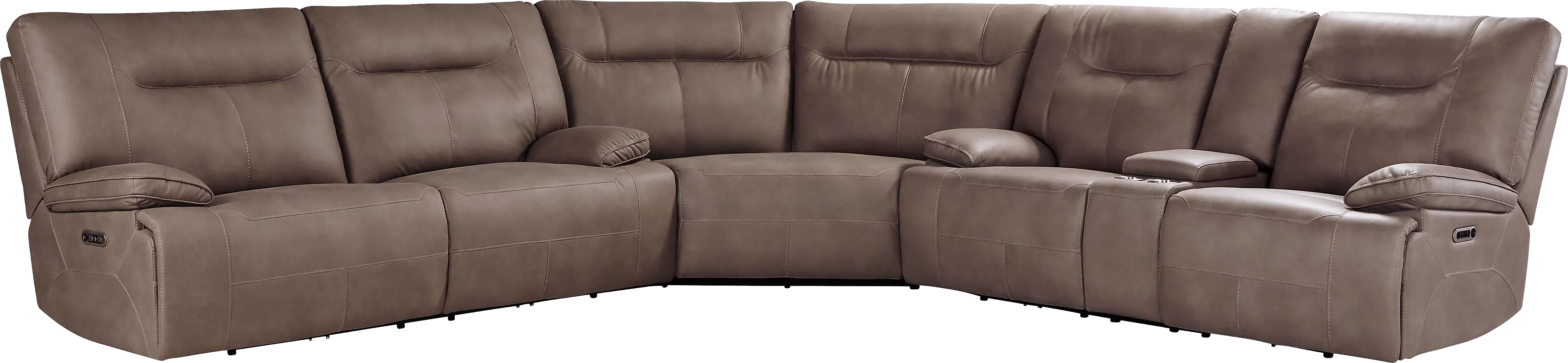 Barton3PcDualPowerRecliningSectional 3 Barton3PcDualPowerRecliningSectional