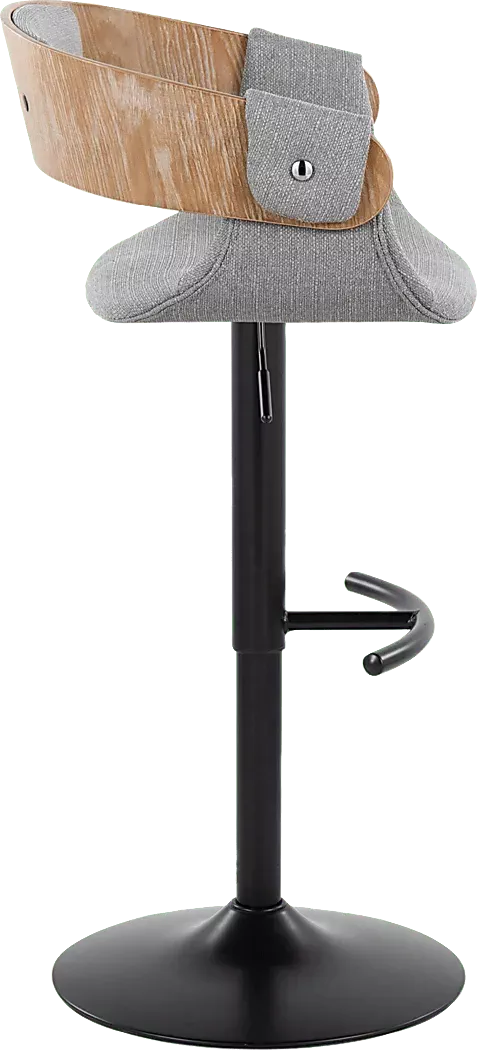 TakedaILightGrayAdjustableBarstool,Setof2 6 TakedaILightGrayAdjustableBarstool,Setof2