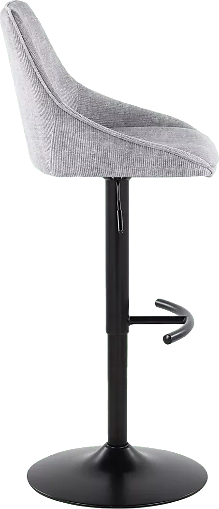 DellreyIIIGrayAdjustableBarstool,Setof2 5 DellreyIIIGrayAdjustableBarstool,Setof2