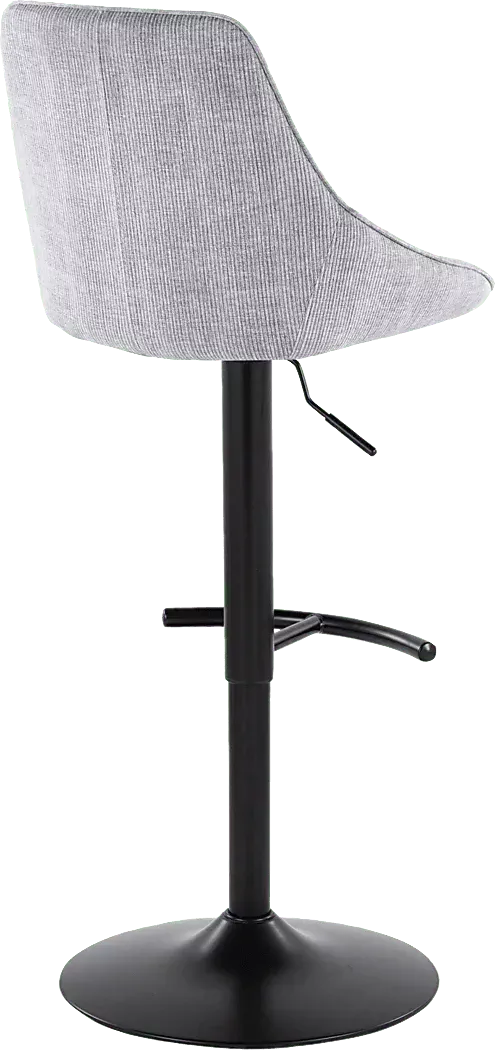 DellreyIIIGrayAdjustableBarstool,Setof2 7 DellreyIIIGrayAdjustableBarstool,Setof2