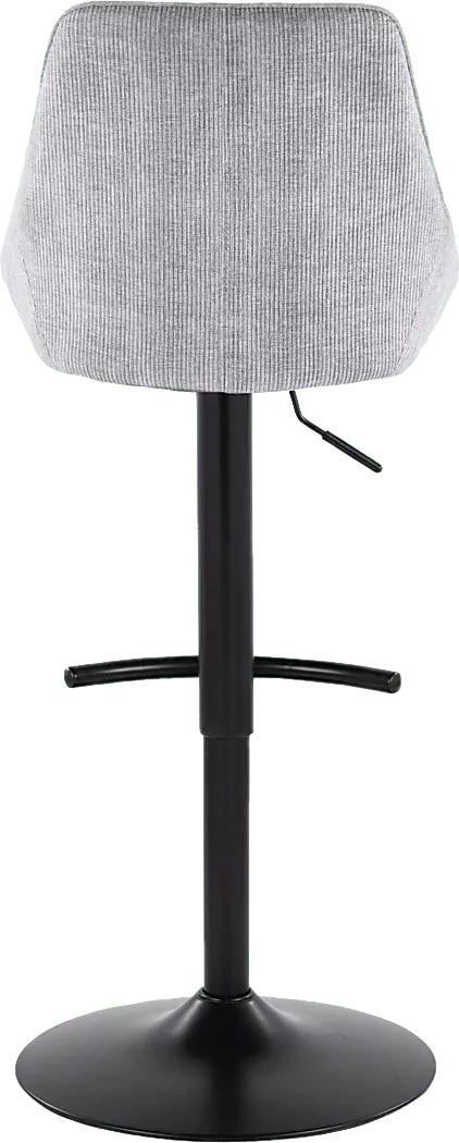 DellreyIIIGrayAdjustableBarstool,Setof2 8 DellreyIIIGrayAdjustableBarstool,Setof2