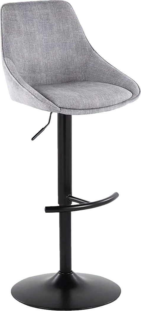 DellreyIIIGrayAdjustableBarstool,Setof2 9 DellreyIIIGrayAdjustableBarstool,Setof2