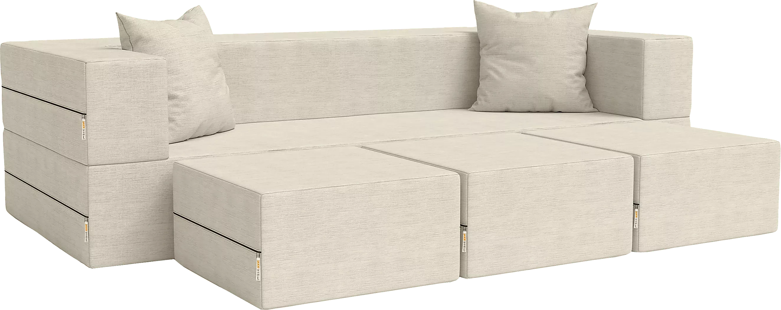 KidsAlfyIvorySofa&Ottomans,Setof4 1 KidsAlfyIvorySofa&Ottomans,Setof4