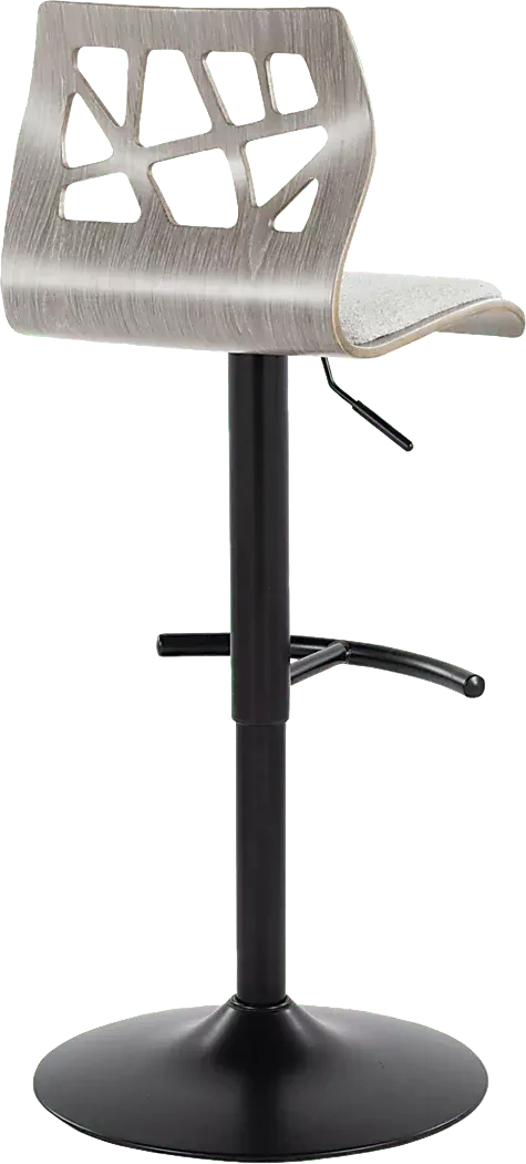 WatsoniaIIIGrayAdjustableBarstool,Setof2 8 WatsoniaIIIGrayAdjustableBarstool,Setof2