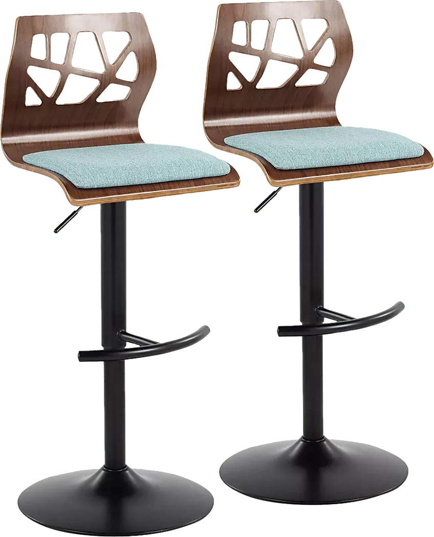 WatsoniaIVTealAdjustableBarstool,Setof2 1 WatsoniaIVTealAdjustableBarstool,Setof2