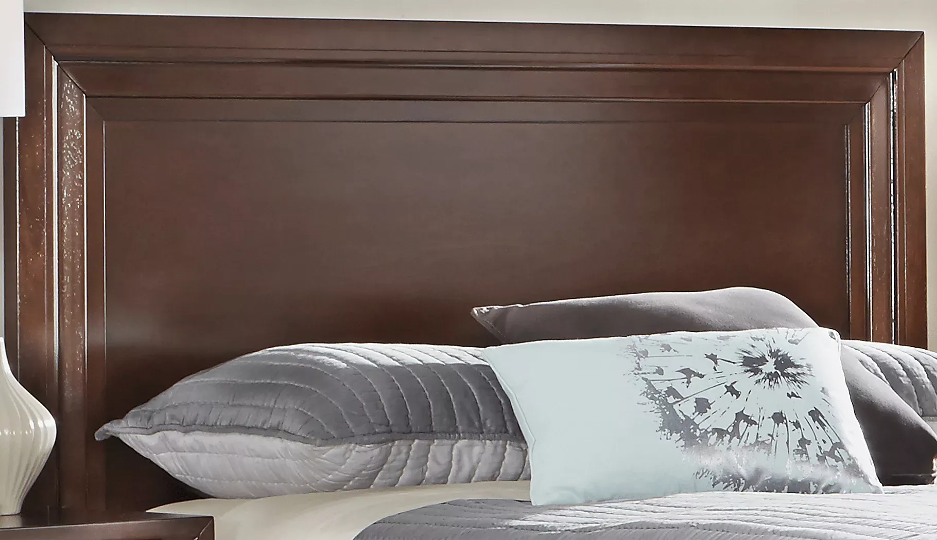 BelcourtBrownCherry3PcQueenPanelArchBed 4 BelcourtBrownCherry3PcQueenPanelArchBed