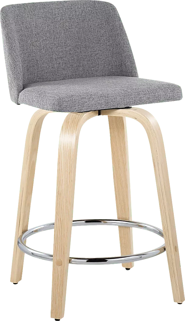 ClyoVLightGraySwivelCounterHeightStool,Setof2 3 ClyoVLightGraySwivelCounterHeightStool,Setof2
