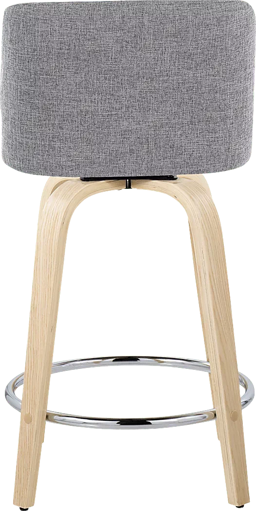 ClyoVLightGraySwivelCounterHeightStool,Setof2 6 ClyoVLightGraySwivelCounterHeightStool,Setof2