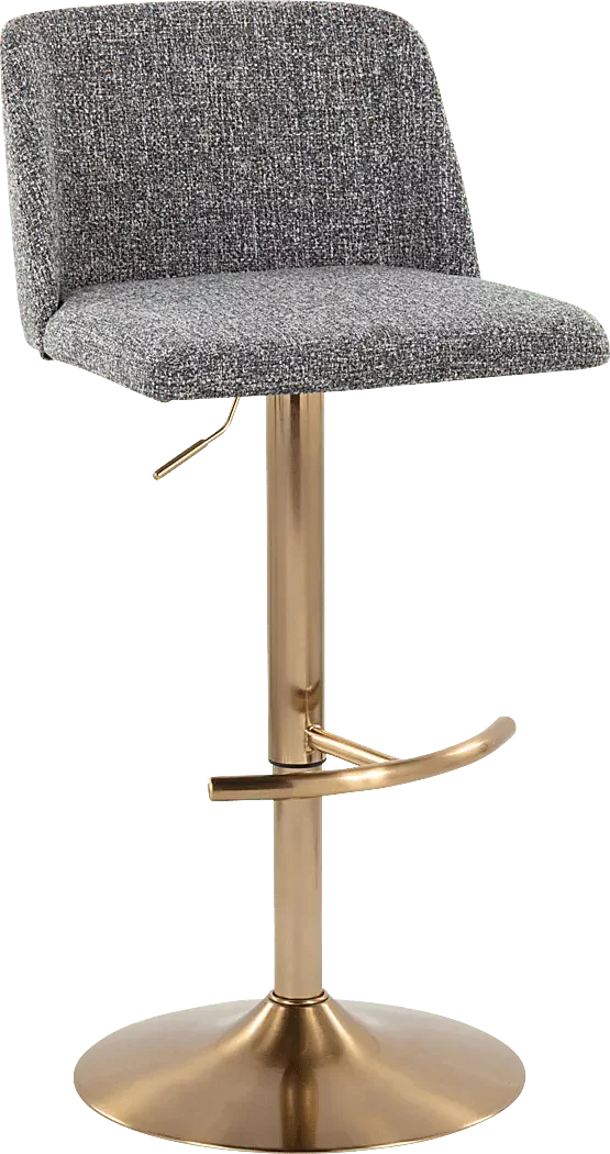ClyoXIVGrayAdjustableBarstool,Setof2 3 ClyoXIVGrayAdjustableBarstool,Setof2