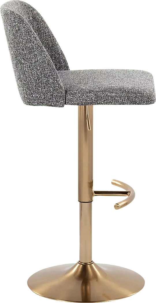 ClyoXIVGrayAdjustableBarstool,Setof2 4 ClyoXIVGrayAdjustableBarstool,Setof2