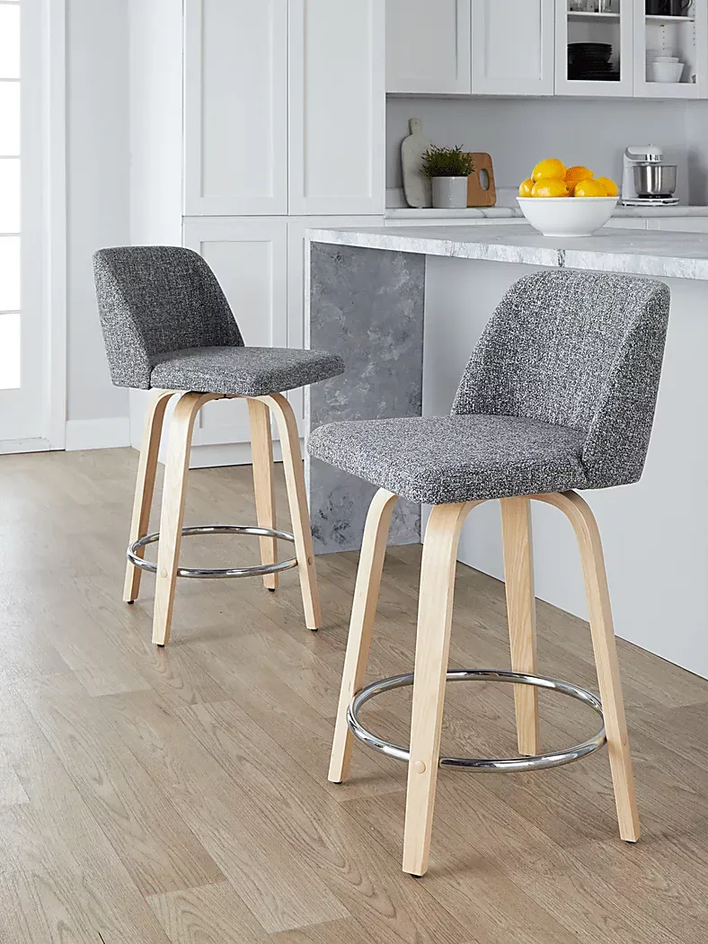 ClyoVGraySwivelCounterHeightStool,Setof2 10 ClyoVGraySwivelCounterHeightStool,Setof2