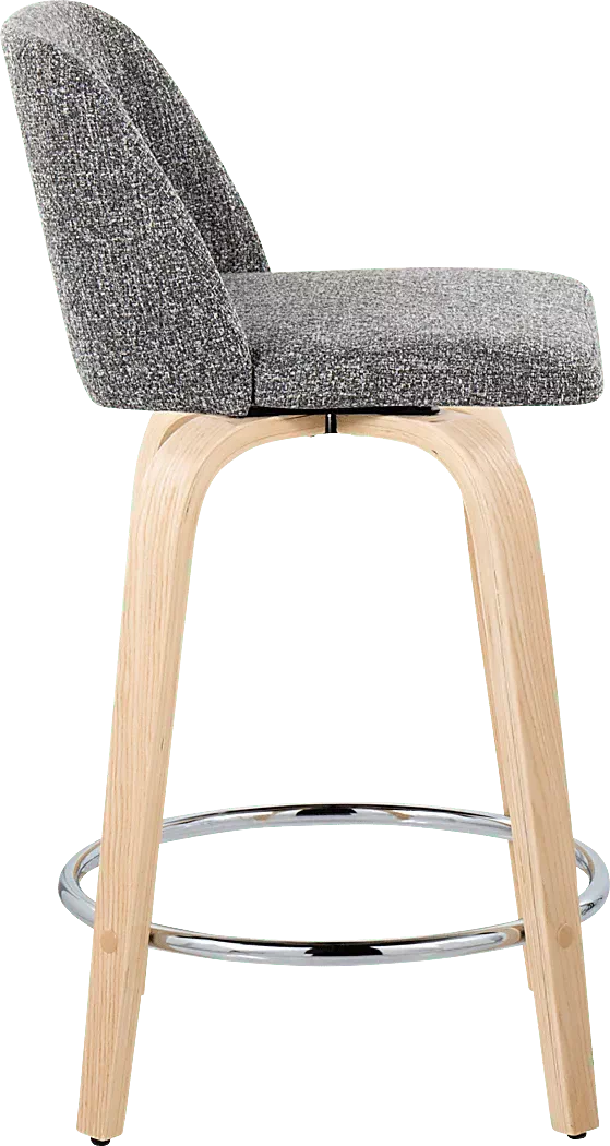 ClyoVGraySwivelCounterHeightStool,Setof2 4 ClyoVGraySwivelCounterHeightStool,Setof2