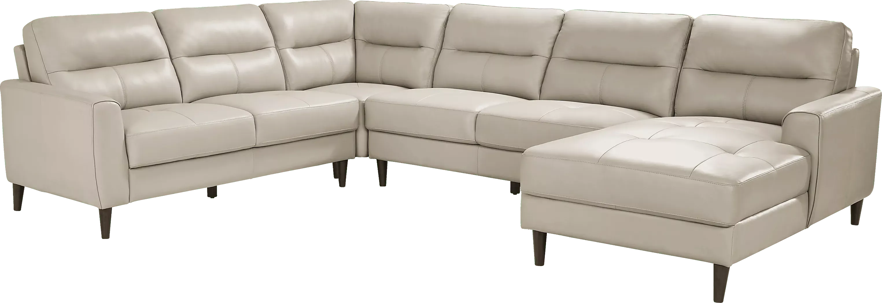 SuttonHeightsLeather4PcRightArmChaiseSectional 1 SuttonHeightsLeather4PcRightArmChaiseSectional