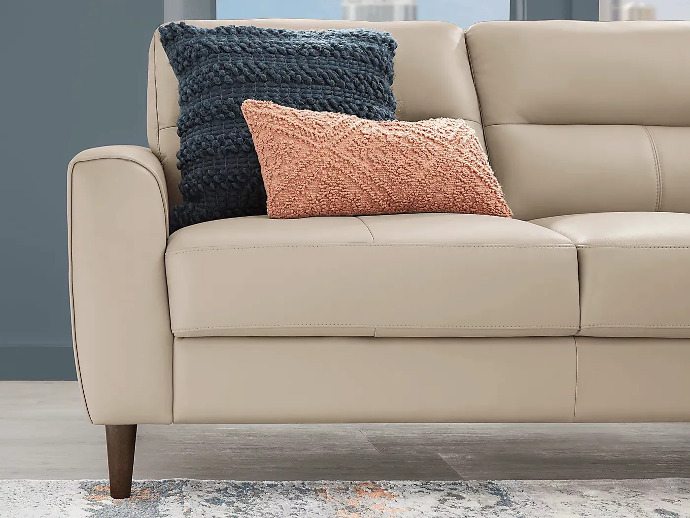 SuttonHeightsLeather4PcRightArmChaiseSectional 4 SuttonHeightsLeather4PcRightArmChaiseSectional