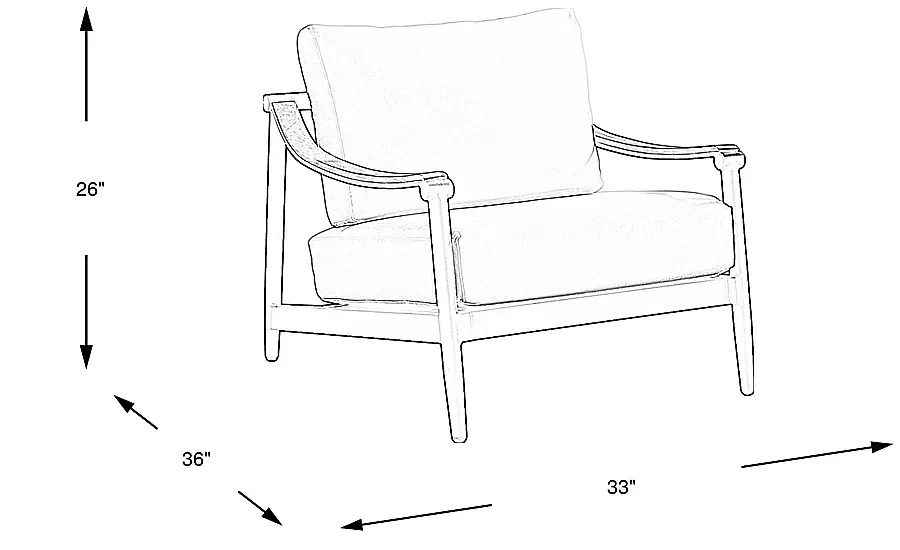 HarloweBlackOutdoorClubChairwithWhiteCushions 3 HarloweBlackOutdoorClubChairwithWhiteCushions