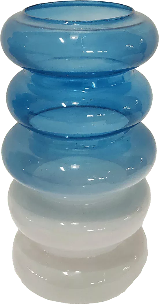 BuffkinBlue12in.Vase 1 BuffkinBlue12in.Vase