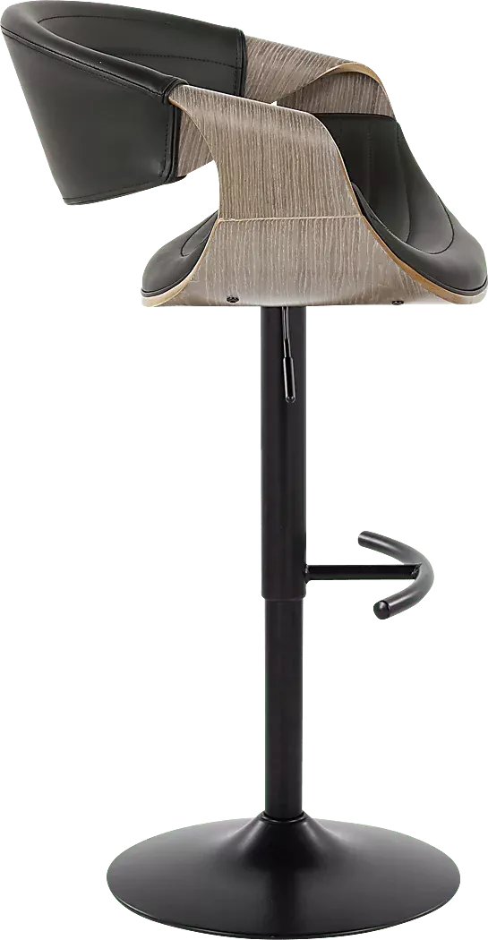 LoblollyXBlackAdjustableBarstool,Setof2 4 LoblollyXBlackAdjustableBarstool,Setof2
