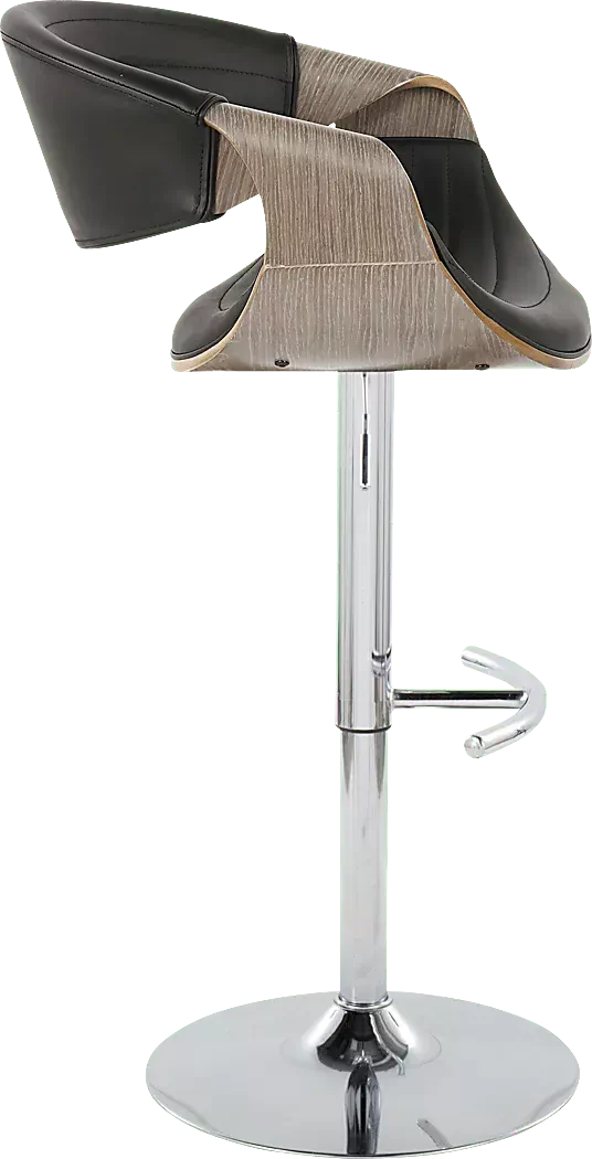 LoblollyVIIIBlackAdjustableBarstool,Setof2 4 LoblollyVIIIBlackAdjustableBarstool,Setof2