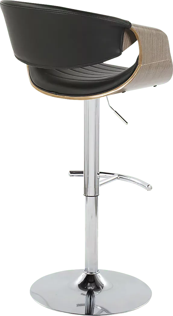 LoblollyVIIIBlackAdjustableBarstool,Setof2 5 LoblollyVIIIBlackAdjustableBarstool,Setof2