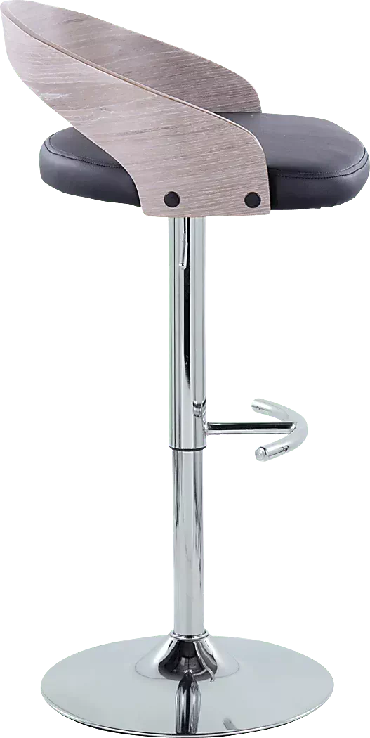 ZykanXXIIBlackAdjustableBarstool,Setof2 4 ZykanXXIIBlackAdjustableBarstool,Setof2