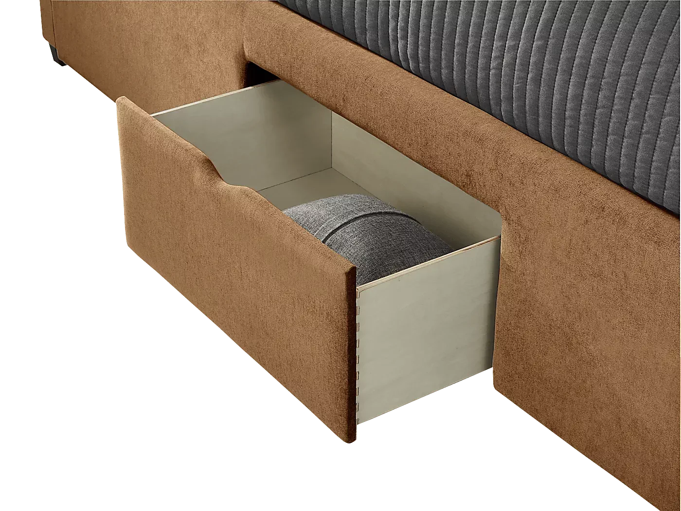 BelvedereCognac3PcQueenUpholsteredStorageBed 4 BelvedereCognac3PcQueenUpholsteredStorageBed