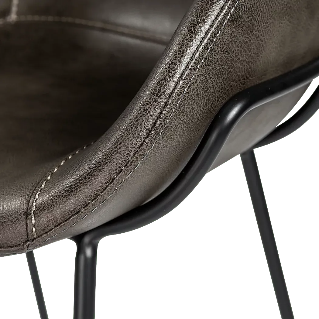 ChoupiqueDarkGrayCounterStool,Setof2 7 ChoupiqueDarkGrayCounterStool,Setof2