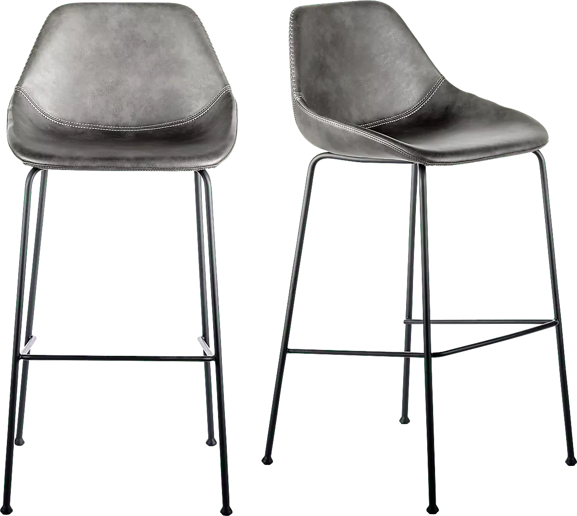 RockcressDarkGrayBarstool,Setof2 1 RockcressDarkGrayBarstool,Setof2