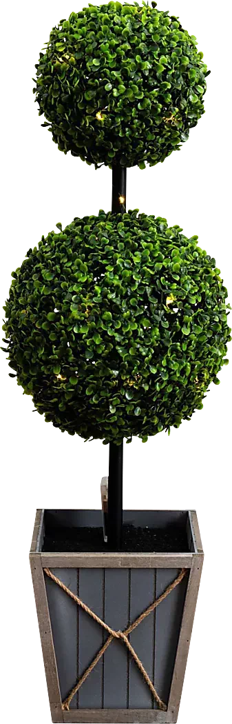 AppleberryIIGreenArtificialDoubleBallBoxwoodTopiary 3 AppleberryIIGreenArtificialDoubleBallBoxwoodTopiary