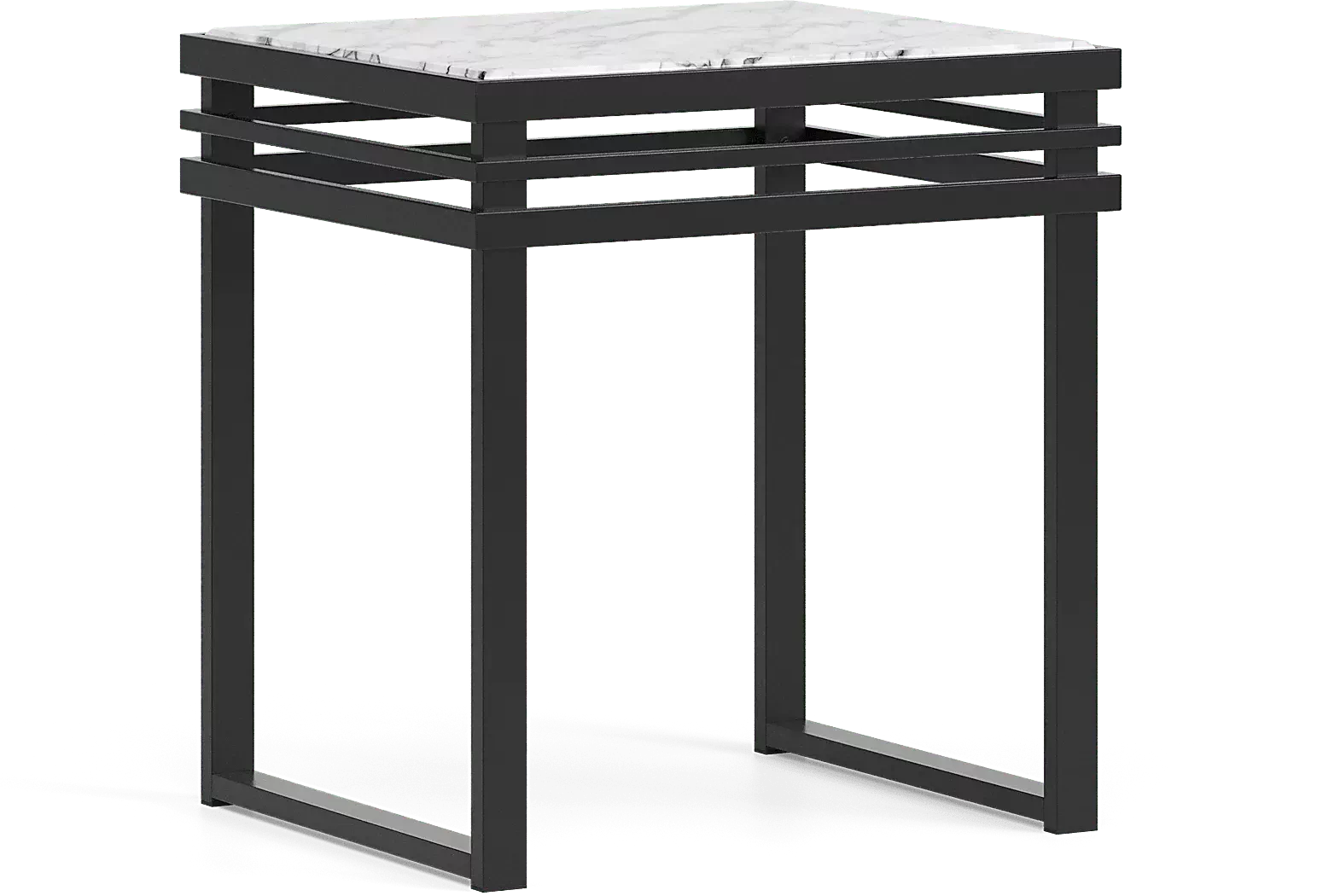 DekkerPark5PcLivingRoomSet 10 TruanniBlackEndTable