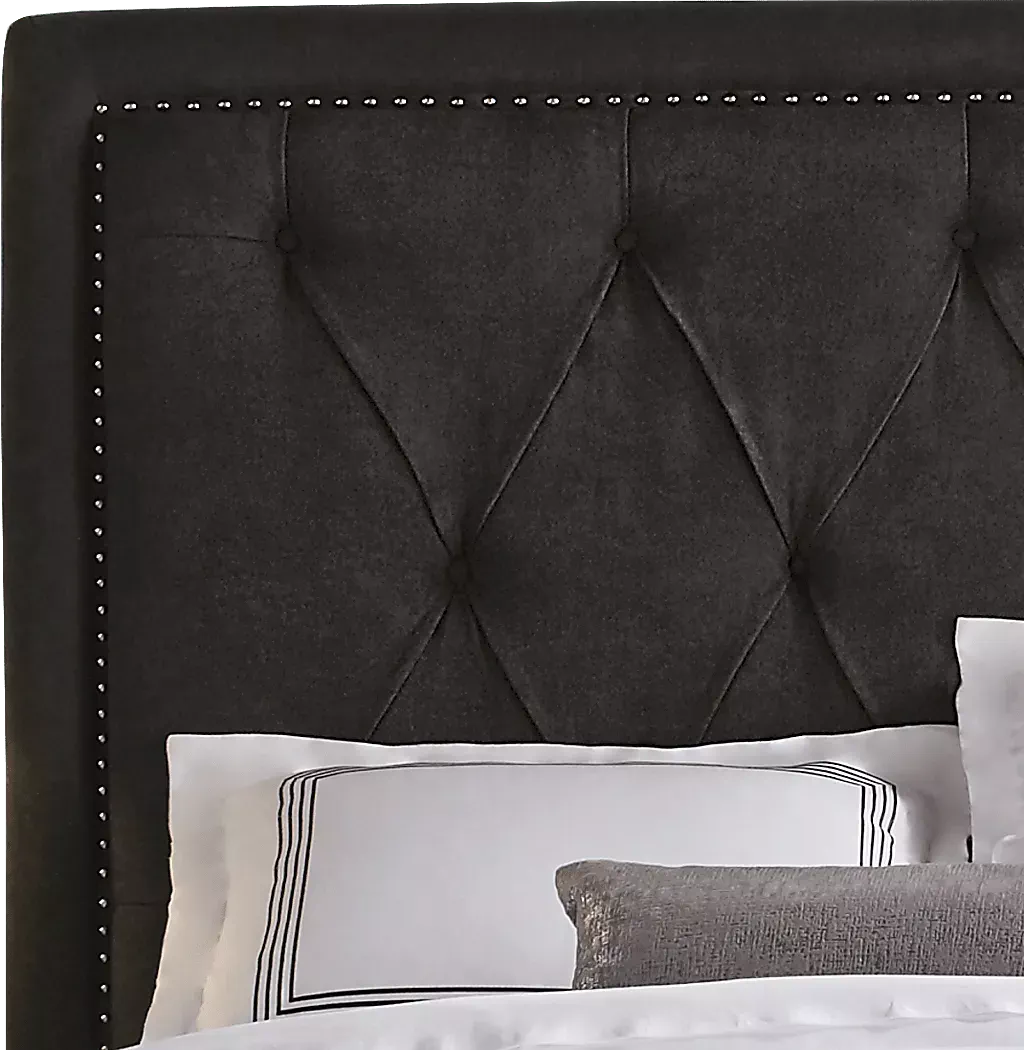 ElridgeBlack3PcKingUpholsteredBed 2 ElridgeBlack3PcKingUpholsteredBed