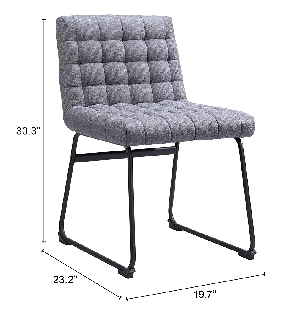 WeilandGraySideChair,Setof2 10 WeilandGraySideChair,Setof2