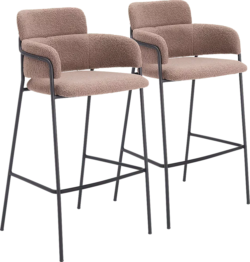 BrynnsBrownBarstool,Setof2 1 BrynnsBrownBarstool,Setof2