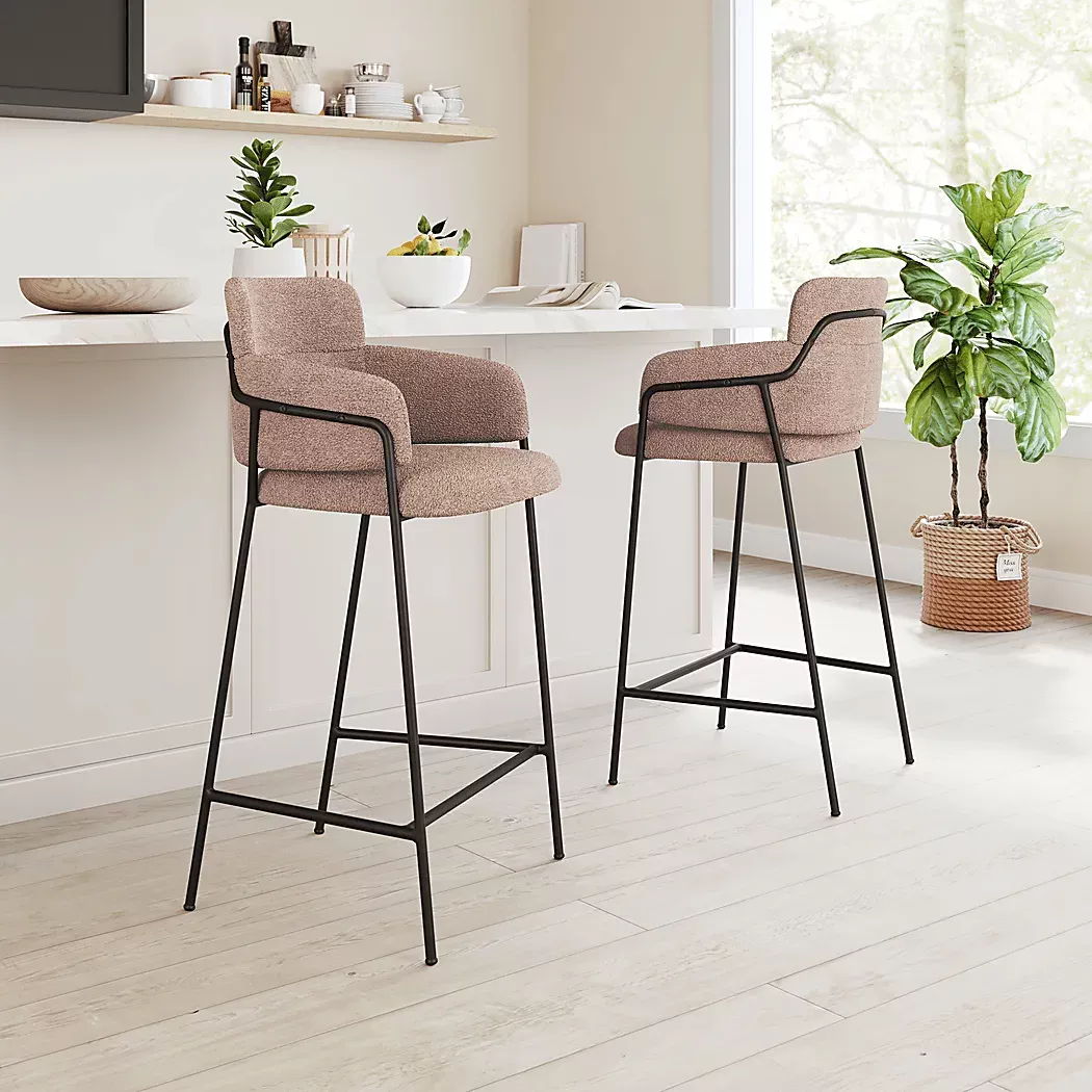 BrynnsBrownBarstool,Setof2 2 BrynnsBrownBarstool,Setof2