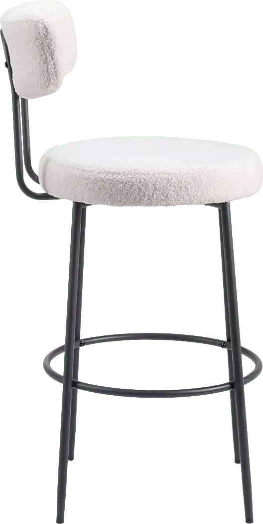 RentzWhiteBarstool,Setof2 8 RentzWhiteBarstool,Setof2