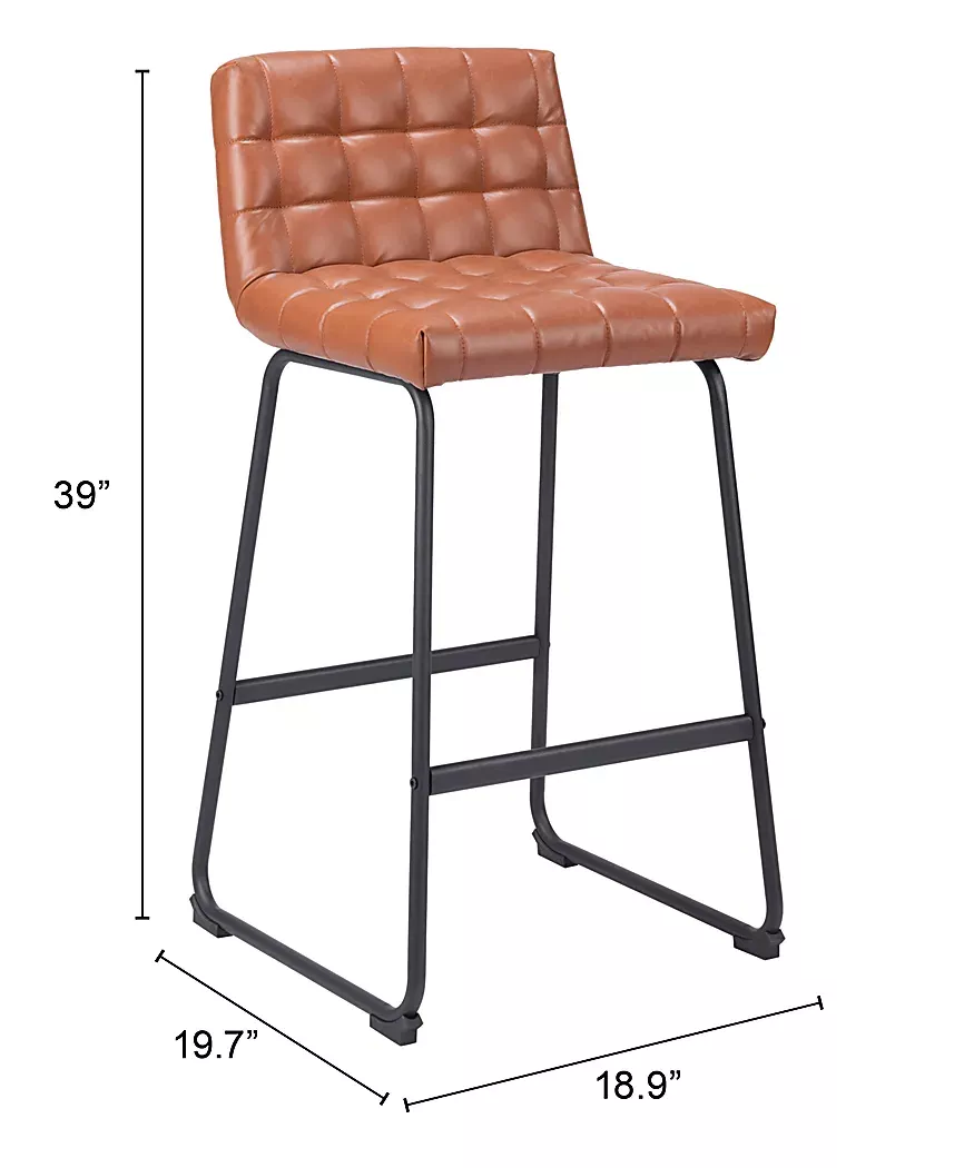 WeilandBrownBarstool,Setof2 9 WeilandBrownBarstool,Setof2