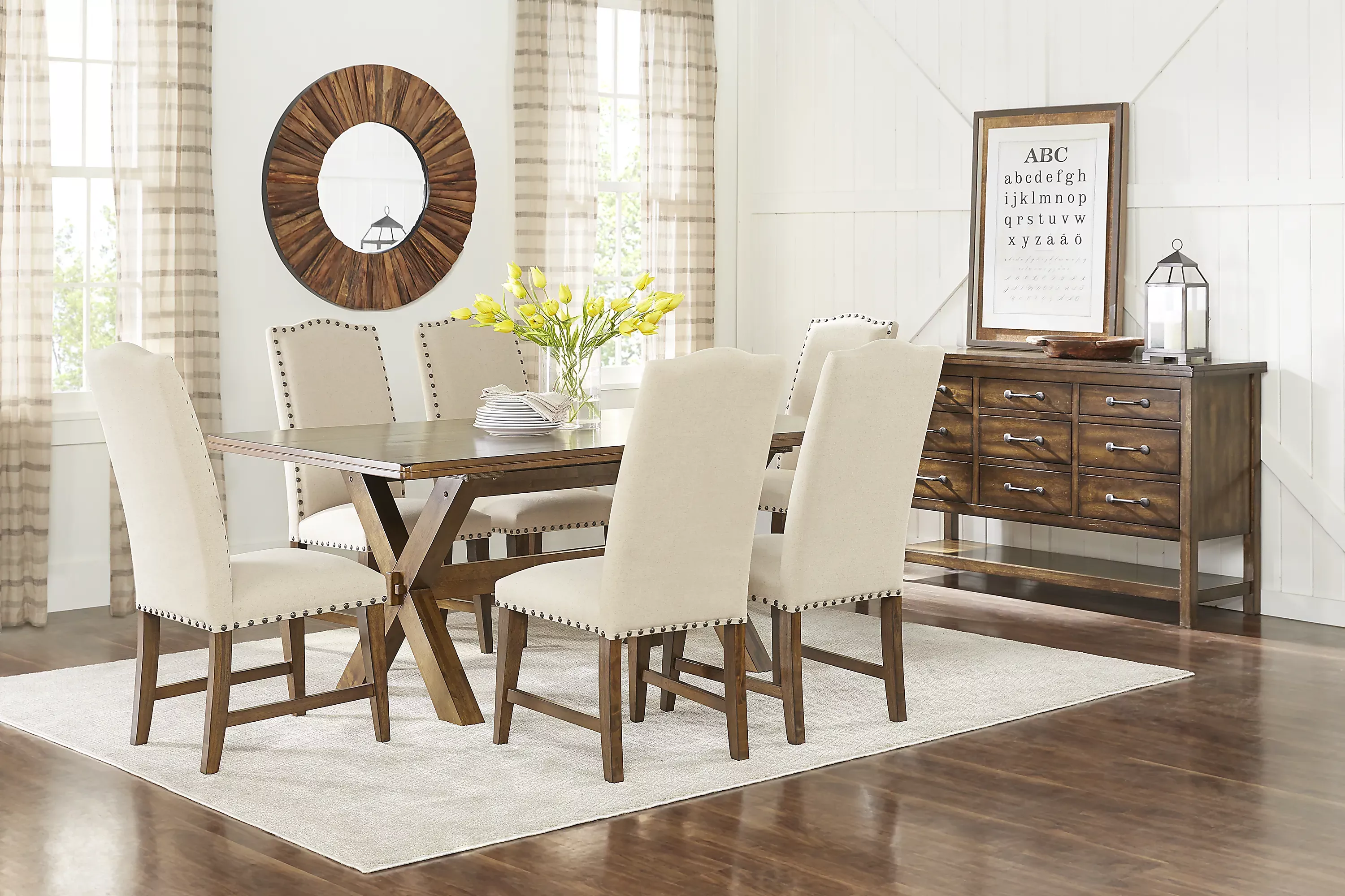 TwinLakesBrown5Pc72in.RectangleDiningRoom 2 TwinLakesBrown5Pc72in.RectangleDiningRoom
