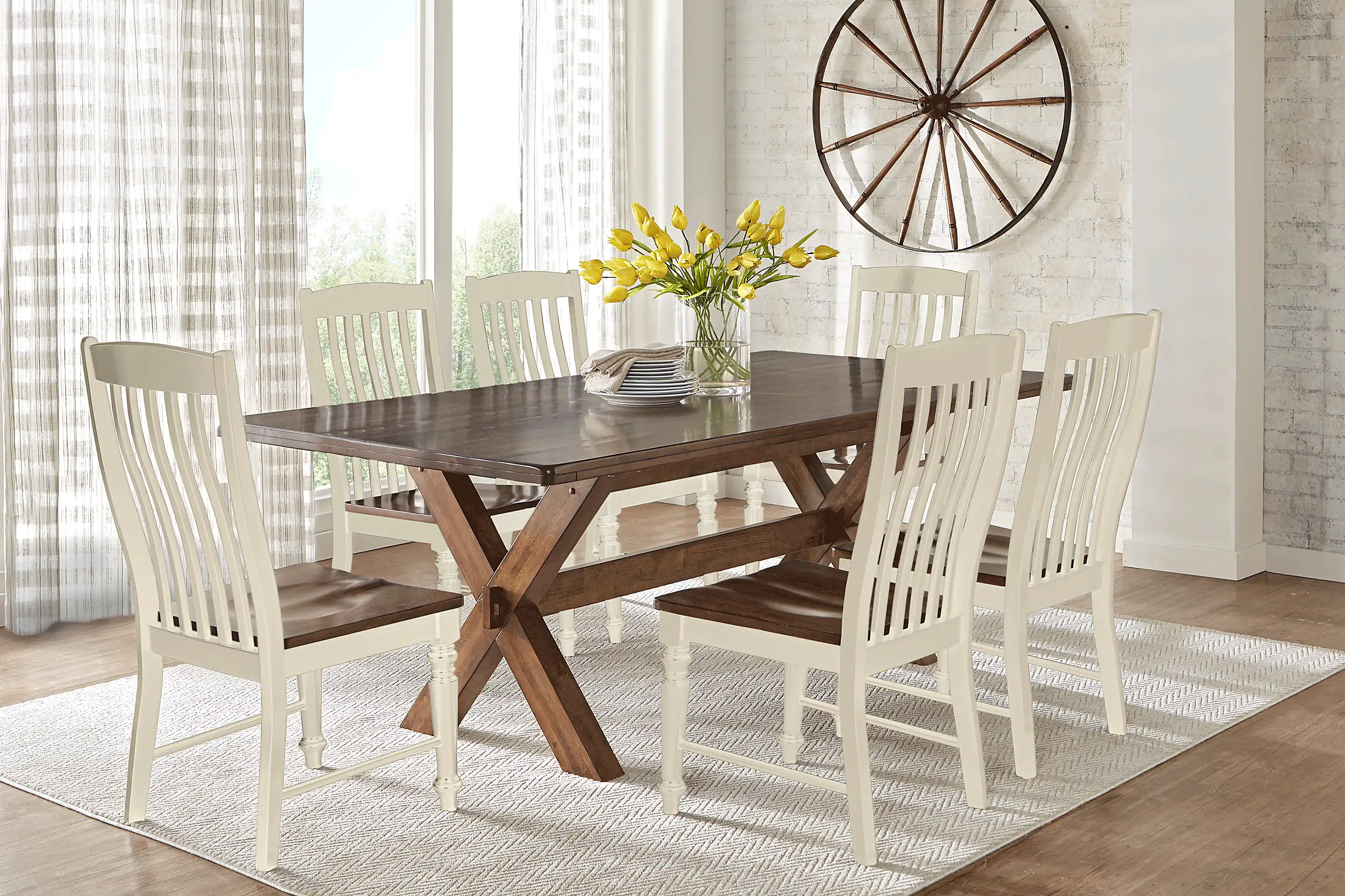 TwinLakesBrown5Pc84in.RectangleDiningRoom 1 TwinLakesBrown5Pc84in.RectangleDiningRoom