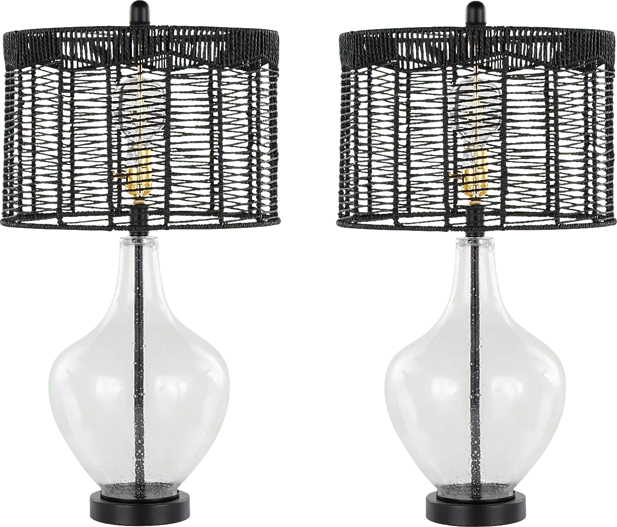 DowellBendBlackTableLamps,Setof2 1 DowellBendBlackTableLamps,Setof2