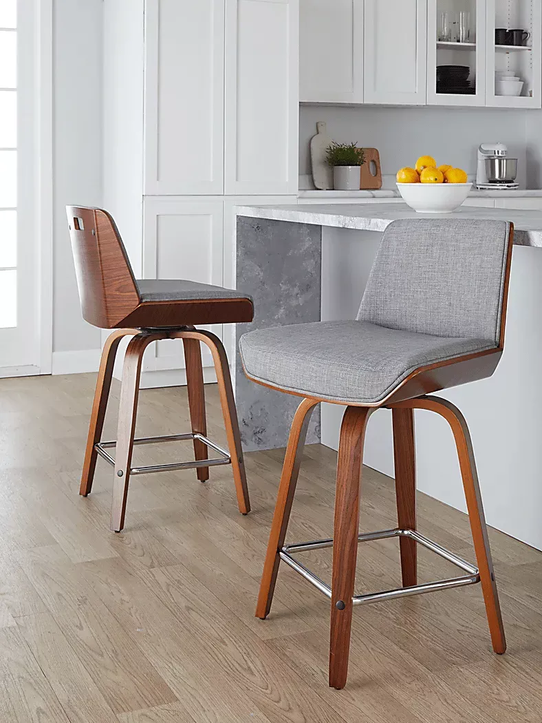 TowtonIGraySwivelCounterHeightStool,Setof2 2 TowtonIGraySwivelCounterHeightStool,Setof2