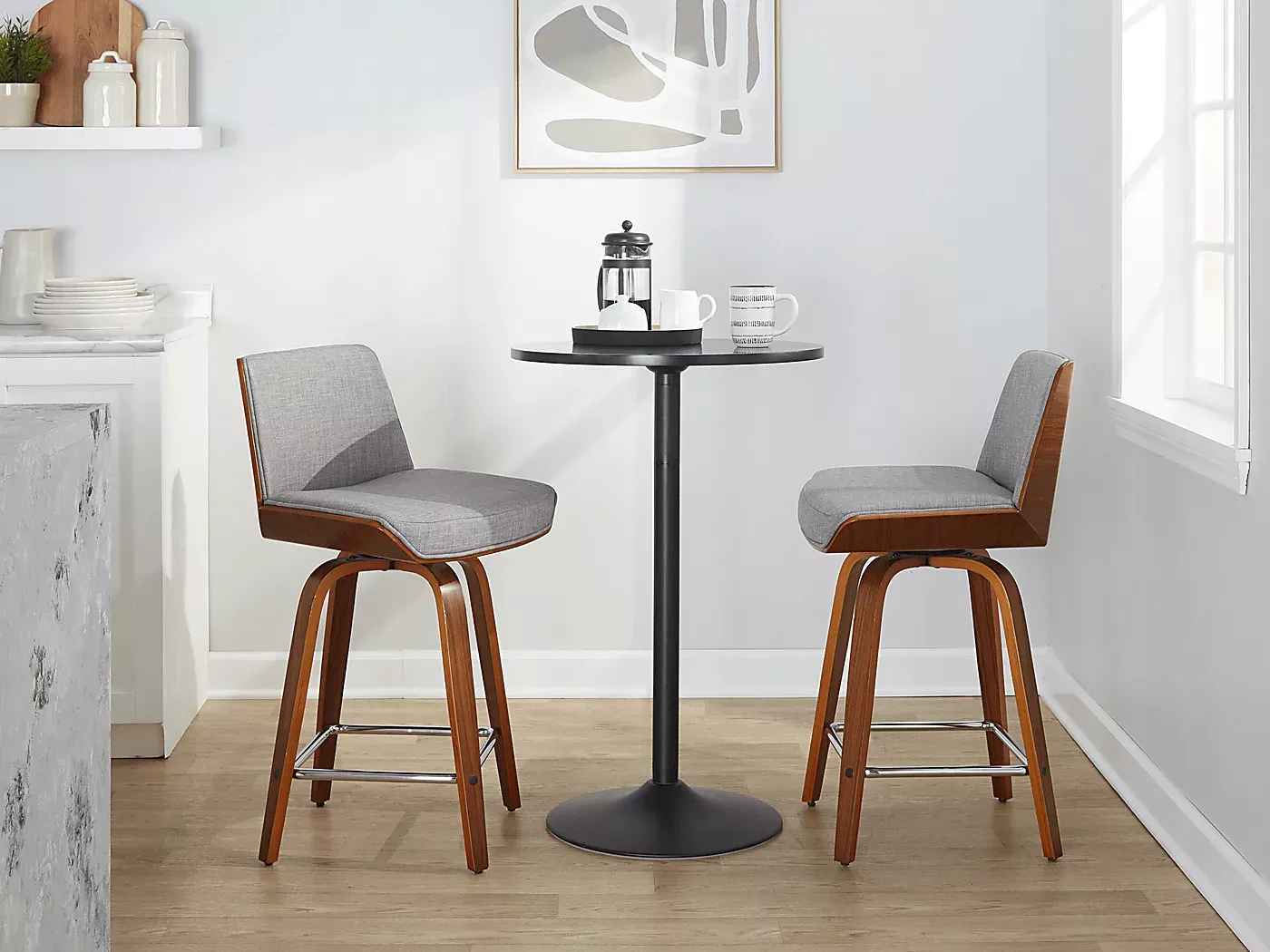 TowtonIGraySwivelCounterHeightStool,Setof2 4 TowtonIGraySwivelCounterHeightStool,Setof2