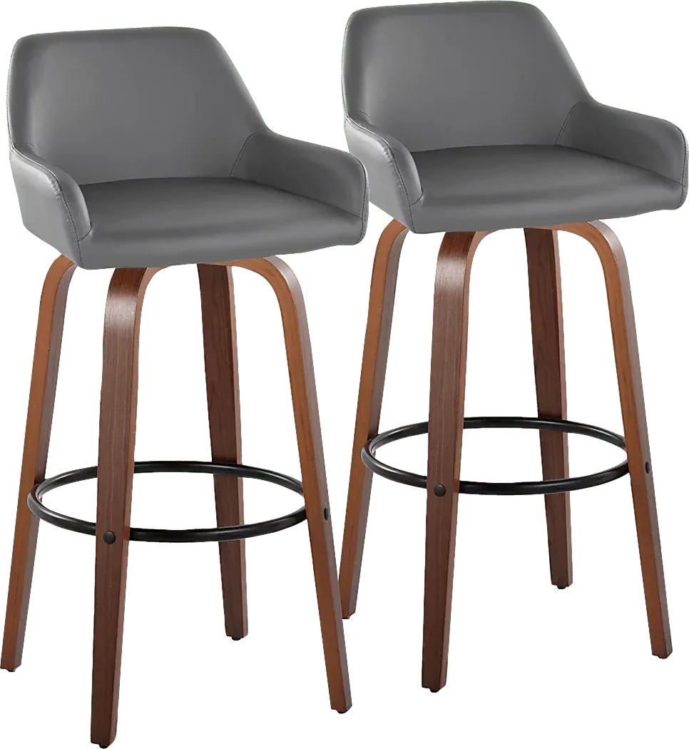 RimcrestVIGraySwivelBarstool,Setof2 1 RimcrestVIGraySwivelBarstool,Setof2