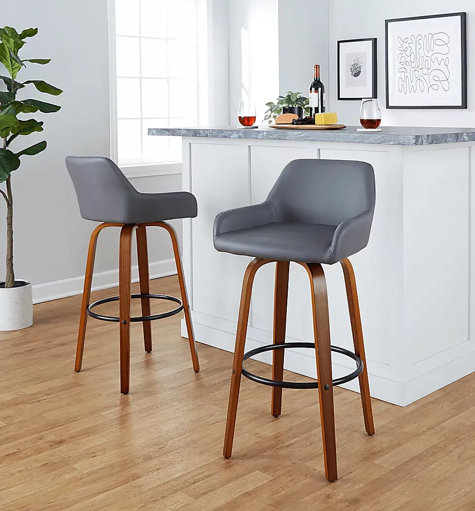 RimcrestVIGraySwivelBarstool,Setof2 2 RimcrestVIGraySwivelBarstool,Setof2
