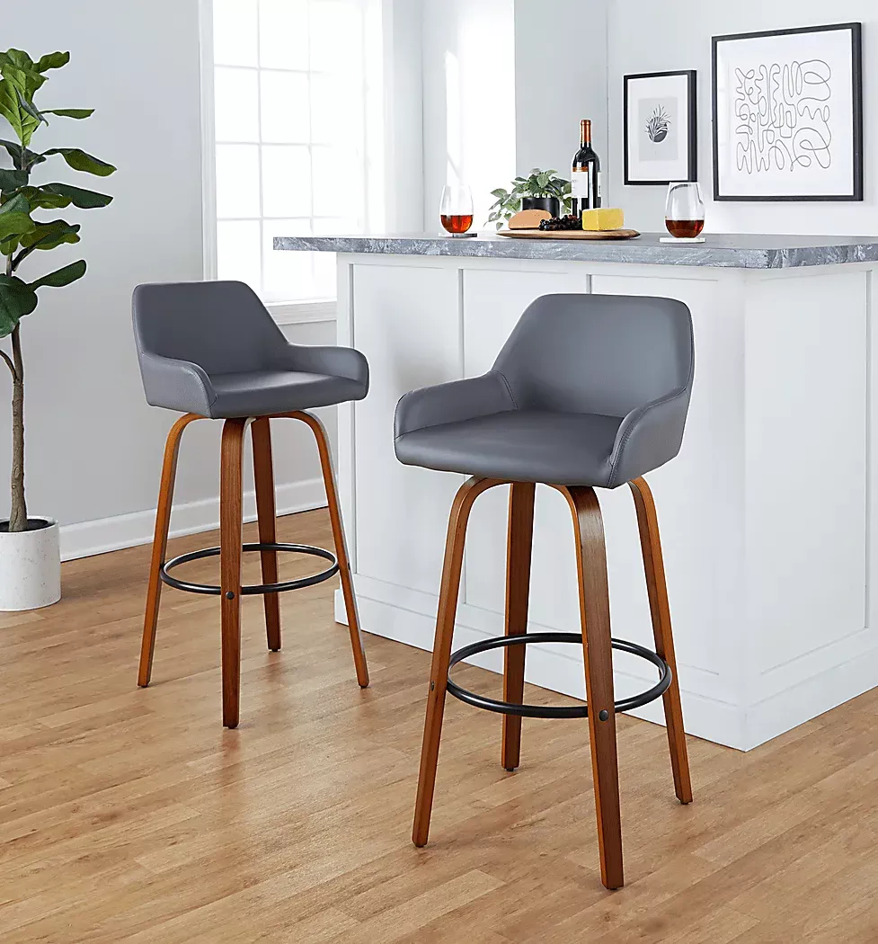 RimcrestVIGraySwivelBarstool,Setof2 3 RimcrestVIGraySwivelBarstool,Setof2