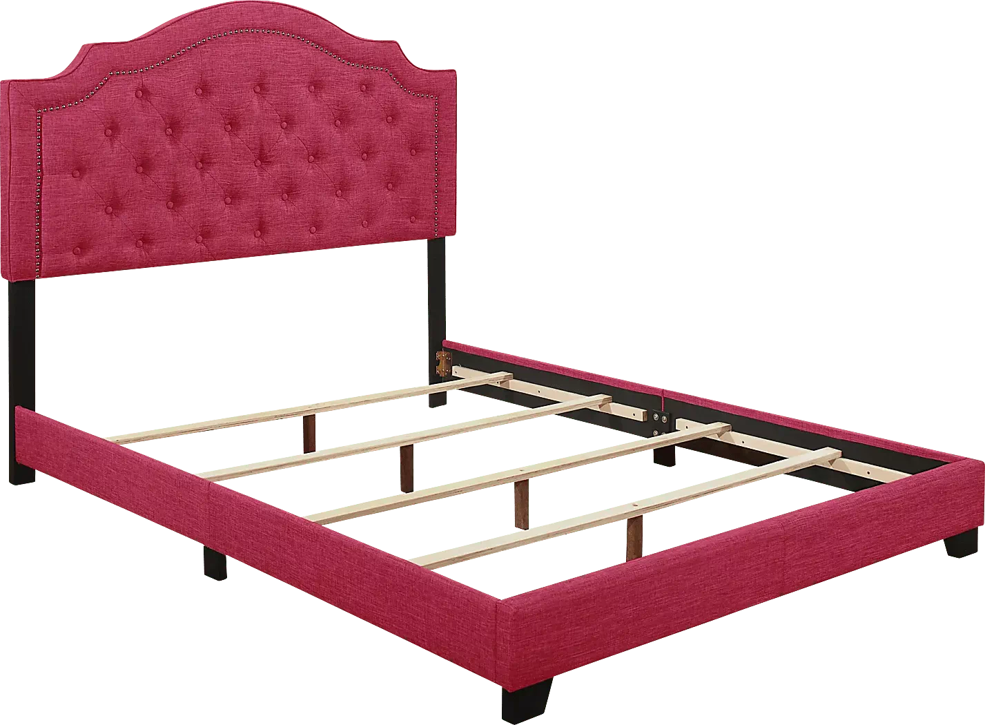 BowertonPinkFullUpholsteredBed 4 BowertonPinkFullUpholsteredBed