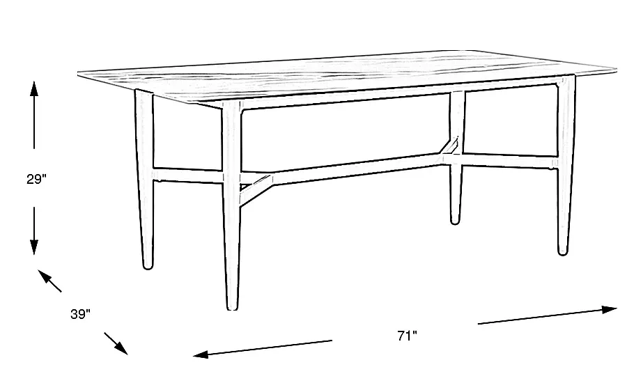 HarloweBlackRectangleOutdoorDiningTable 3 HarloweBlackRectangleOutdoorDiningTable