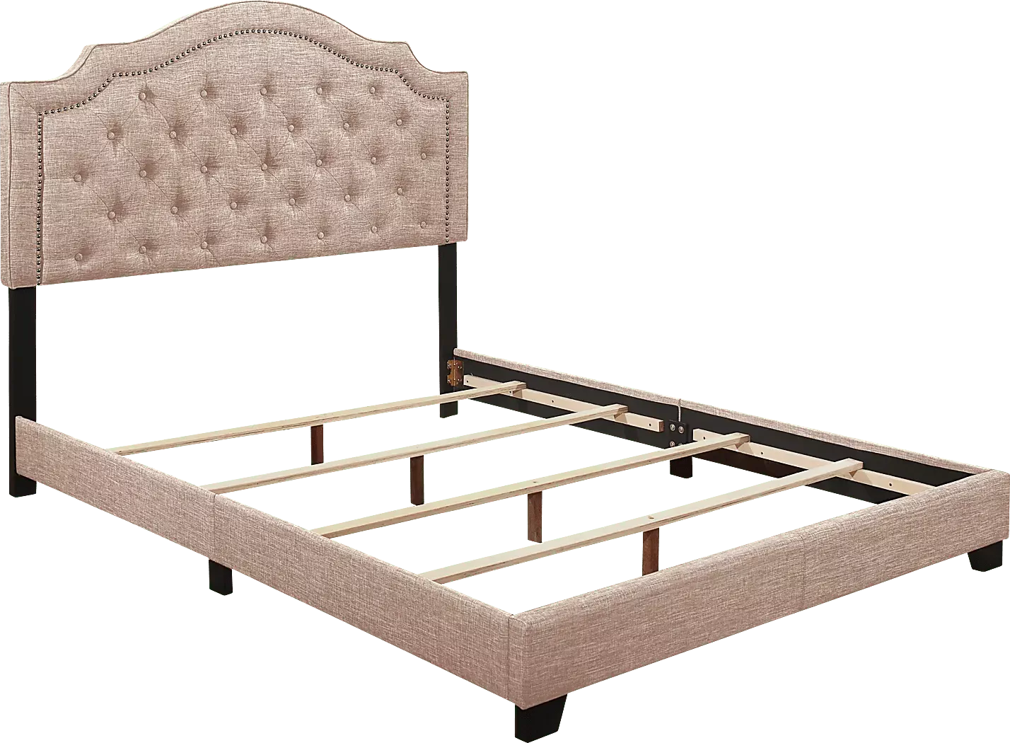 BowertonBeigeFullUpholsteredBed 4 BowertonBeigeFullUpholsteredBed
