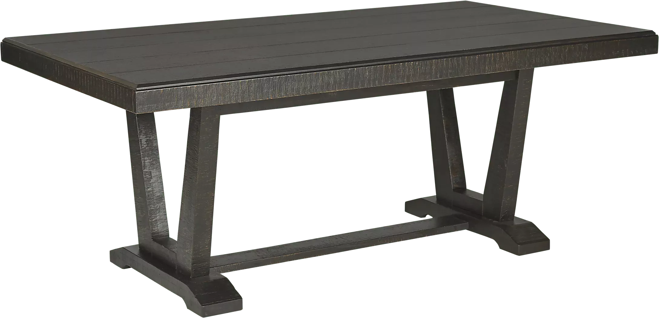 HillCreekBlackRectangleDiningTable 1 HillCreekBlackRectangleDiningTable